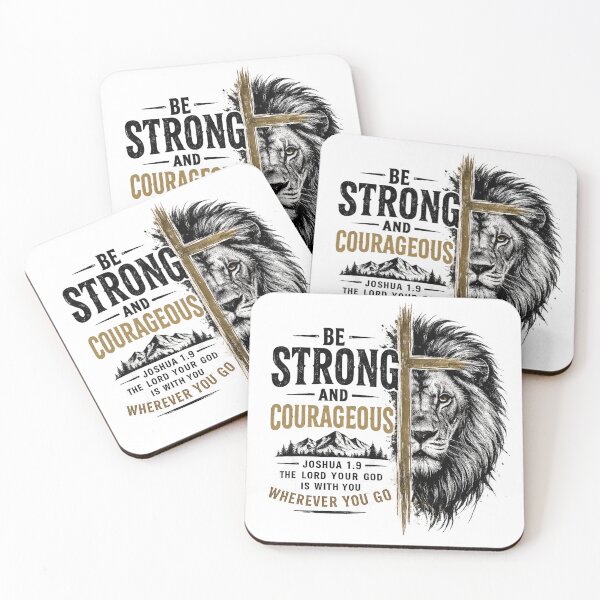 Item preview, Be Strong and Courageous designed and sold by BRS2022.