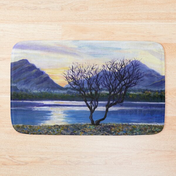 Item preview, Winter Tree at Sunset on the bank of Derwentwater near Keswick in the Lake District, England designed and sold by LymphomaLass.