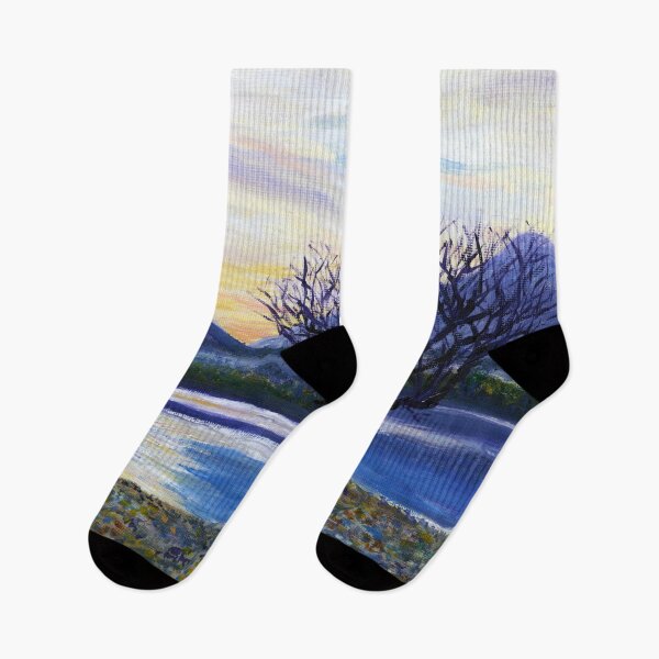 Item preview, Winter Tree at Sunset on the bank of Derwentwater near Keswick in the Lake District, England designed and sold by LymphomaLass.