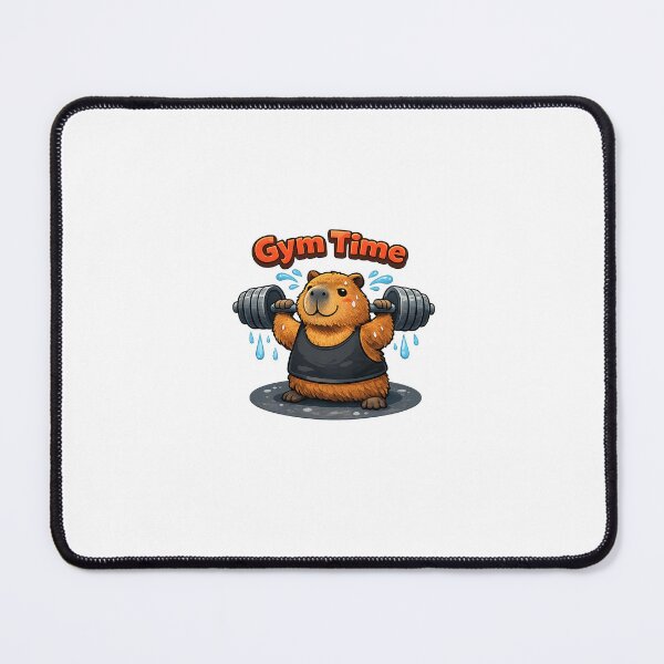Item preview, Cute Gym Capybara Collection Kawaii Animal Art designed and sold by Aramdesing.