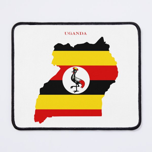 Item preview, Uganda Map Flag Silhouette Africa Travel Pride Gift designed and sold by NTGUILTY.