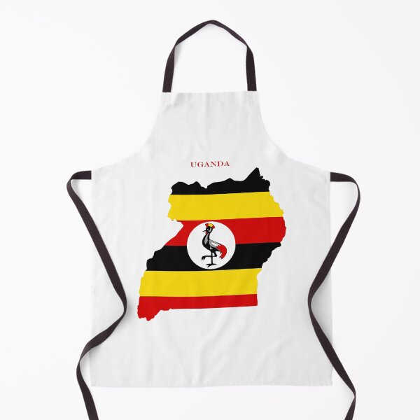 Item preview, Uganda Map Flag Silhouette Africa Travel Pride Gift designed and sold by NTGUILTY.