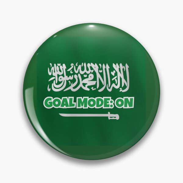 Item preview, Saudi Arabia Soccer Fan Shirt – GOALMODE: ON Football Tee designed and sold by LovelyHappyGift.