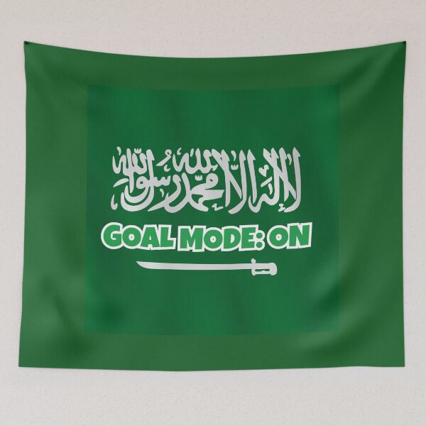 Item preview, Saudi Arabia Soccer Fan Shirt – GOALMODE: ON Football Tee designed and sold by LovelyHappyGift.