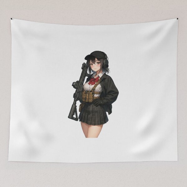 Item preview, Tactical School Girl - Anime Special Ops designed and sold by RAWLIFEGRAPHIC.
