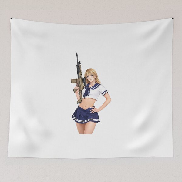 Item preview, Tactical School Girl - Anime Special Ops designed and sold by RAWLIFEGRAPHIC.