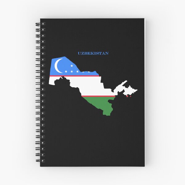 Item preview, Uzbekistan Map Flag Silhouette Asia Travel Pride Gift designed and sold by NTGUILTY.