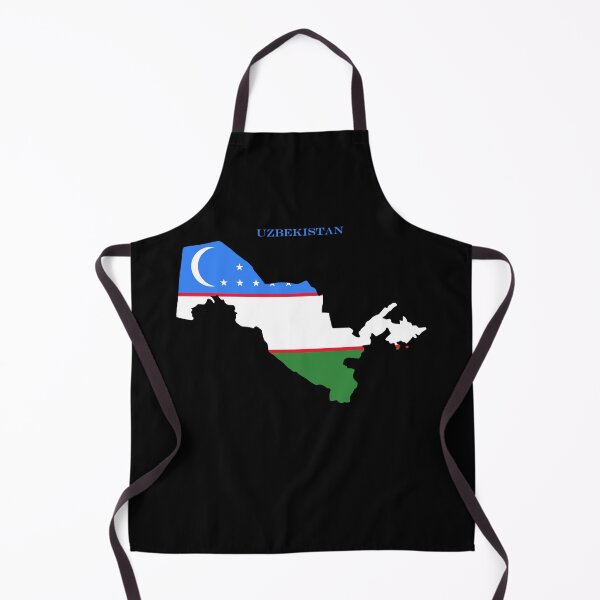 Item preview, Uzbekistan Map Flag Silhouette Asia Travel Pride Gift designed and sold by NTGUILTY.