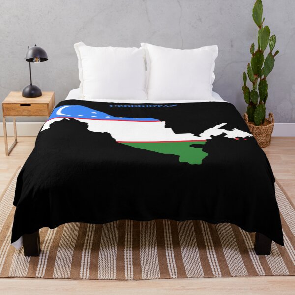 Item preview, Uzbekistan Map Flag Silhouette Asia Travel Pride Gift designed and sold by NTGUILTY.