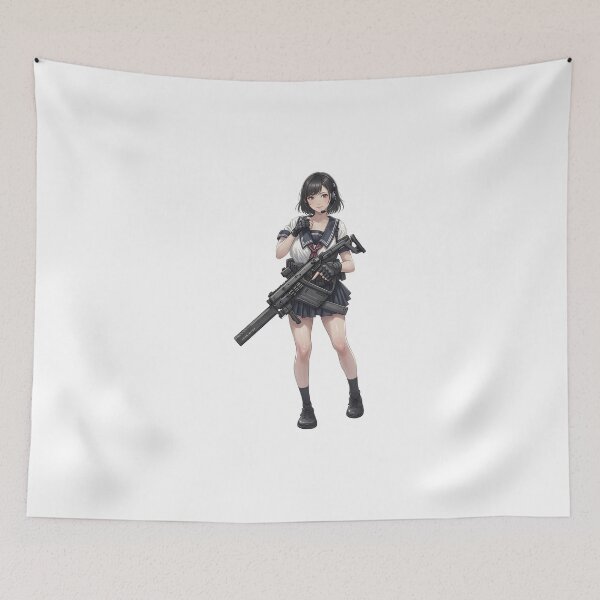 Item preview, Tactical School Girl - Anime Special Ops designed and sold by RAWLIFEGRAPHIC.