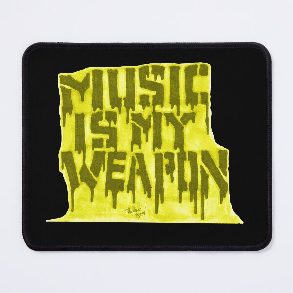 Item preview, Graffiti Music Is My Weapon Yellow Variant designed and sold by Grimmlar.