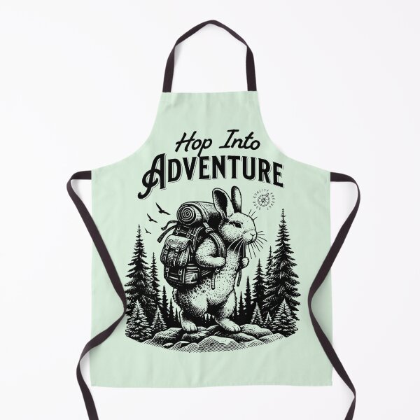 Item preview, Hop Into Adventure Cute Bunny Hiking Travel Design designed and sold by Sachie's Studio.