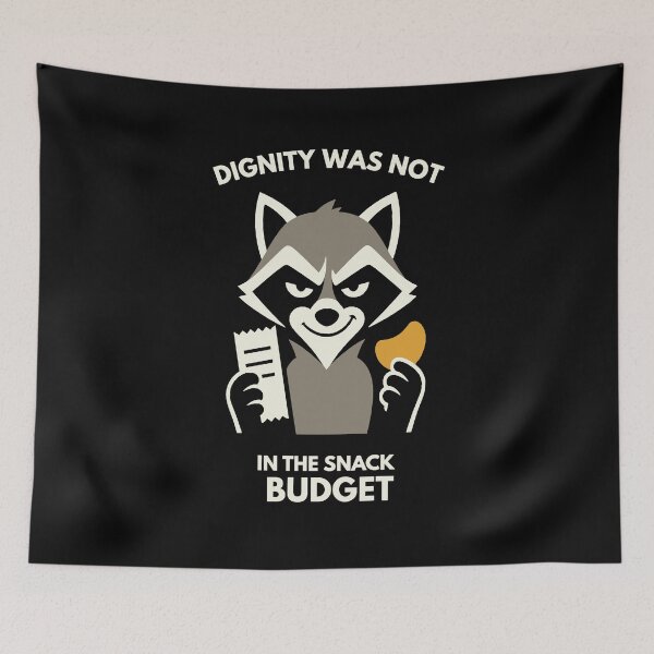 Item preview, Dignity Was Not in the Snack Budget Funny Raccoon Shirt designed and sold by Lyfeinsights.