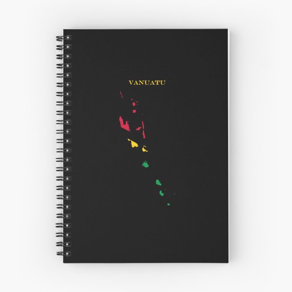 Item preview, Vanuatu Map Flag Silhouette South Pacific Travel Pride Gift designed and sold by NTGUILTY.