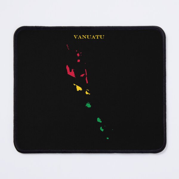 Item preview, Vanuatu Map Flag Silhouette South Pacific Travel Pride Gift designed and sold by NTGUILTY.