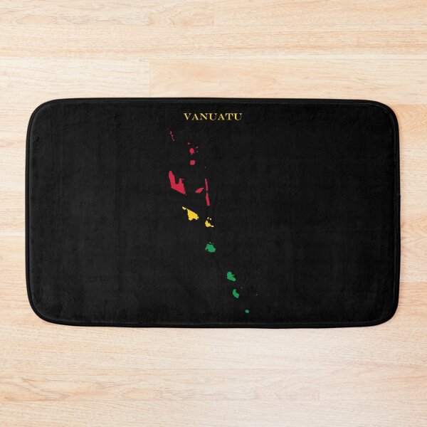 Item preview, Vanuatu Map Flag Silhouette South Pacific Travel Pride Gift designed and sold by NTGUILTY.