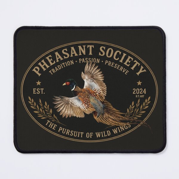 Item preview, Pheasant Society Vintage Hunting Logo PNG designed and sold by TammyHunterArt.