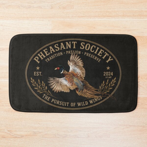 Item preview, Pheasant Society Vintage Hunting Logo PNG designed and sold by TammyHunterArt.