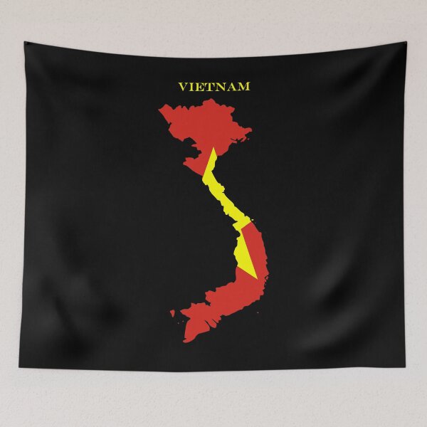 Item preview, Vietnam Map Flag Silhouette Asia Travel Pride Gift designed and sold by NTGUILTY.