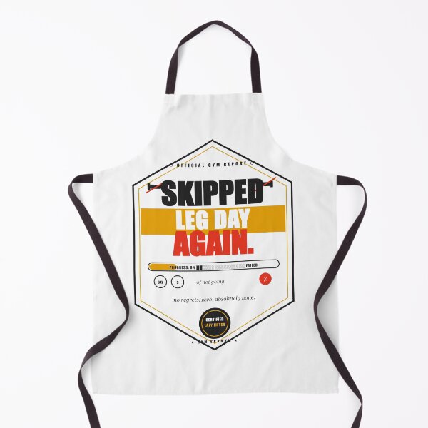 Item preview, Skipped Leg Day Again Funny Ironic Gym Humor Sarcastic designed and sold by Mega-Shopping.