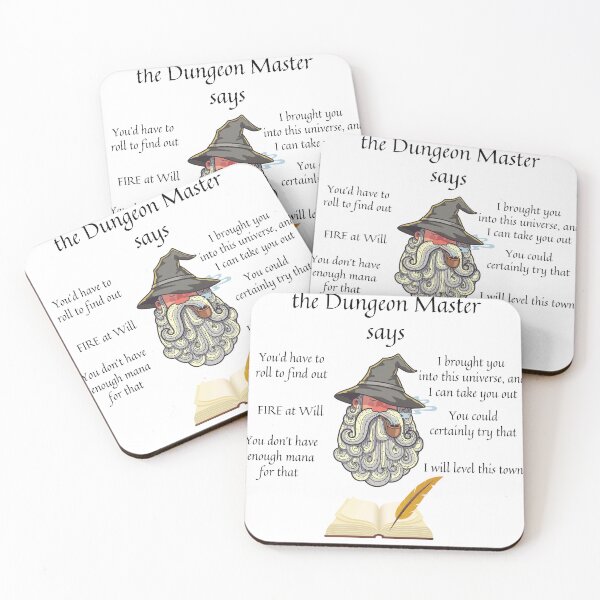 Item preview, The Dungeon Master Says designed and sold by SnarkSharks.