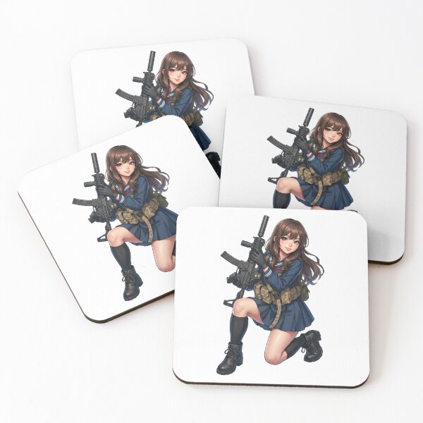 Item preview, Tactical School Girl - Anime Special Ops designed and sold by RAWLIFEGRAPHIC.