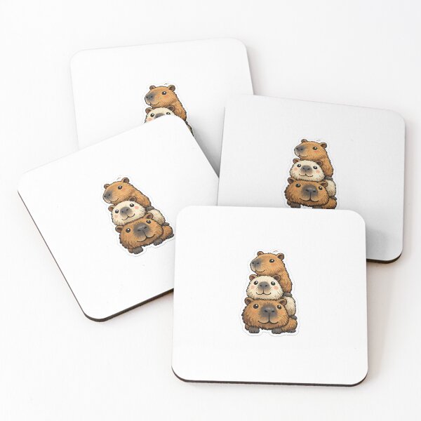 Item preview, Cute Capybara Collection Kawaii Animal Art designed and sold by Aramdesing.