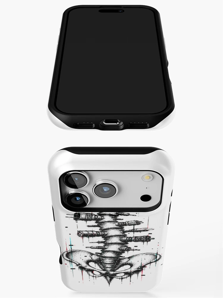 Thumbnail 3 of 4, iPhone Case, Plugged In designed and sold by AbstractAnom.