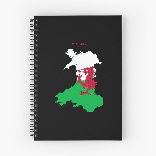 Item preview, Wales Map Flag Silhouette United Kingdom Travel Pride Gift designed and sold by NTGUILTY.