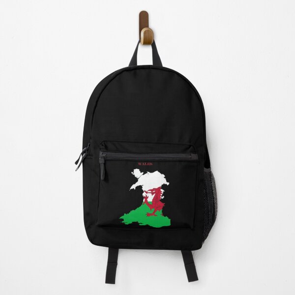 Item preview, Wales Map Flag Silhouette United Kingdom Travel Pride Gift designed and sold by NTGUILTY.