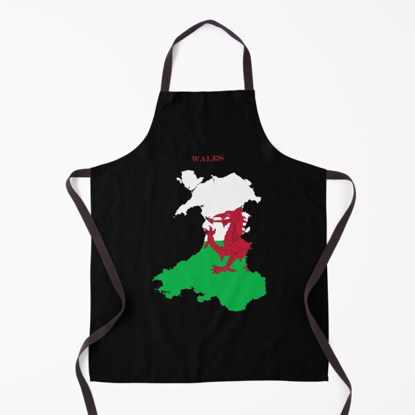 Item preview, Wales Map Flag Silhouette United Kingdom Travel Pride Gift designed and sold by NTGUILTY.