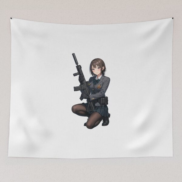 Item preview, Tactical School Girl - Anime Special Ops designed and sold by RAWLIFEGRAPHIC.