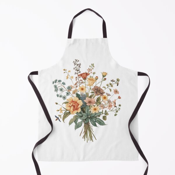 Item preview, Painted Flowers Wildflower Bouquet Earthy Tones Illustration designed and sold by FAGMAVisuals.