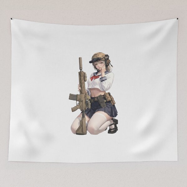 Item preview, Tactical School Girl - Anime Special Ops designed and sold by RAWLIFEGRAPHIC.