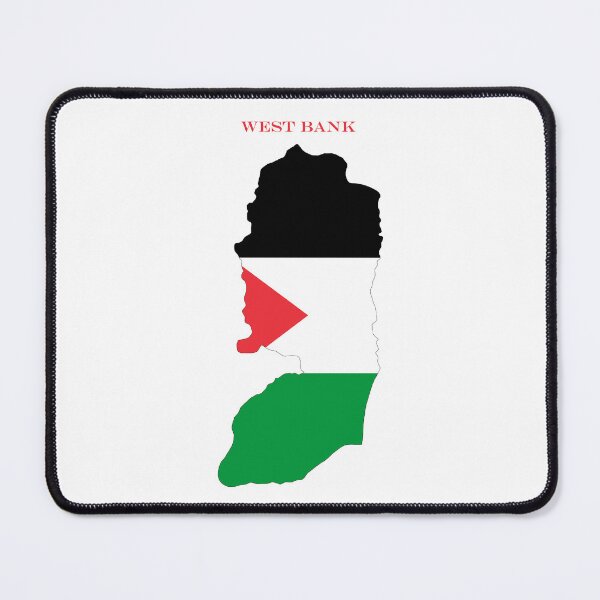 Item preview, West Bank Map Flag Silhouette Middle East Travel Pride Gift designed and sold by NTGUILTY.