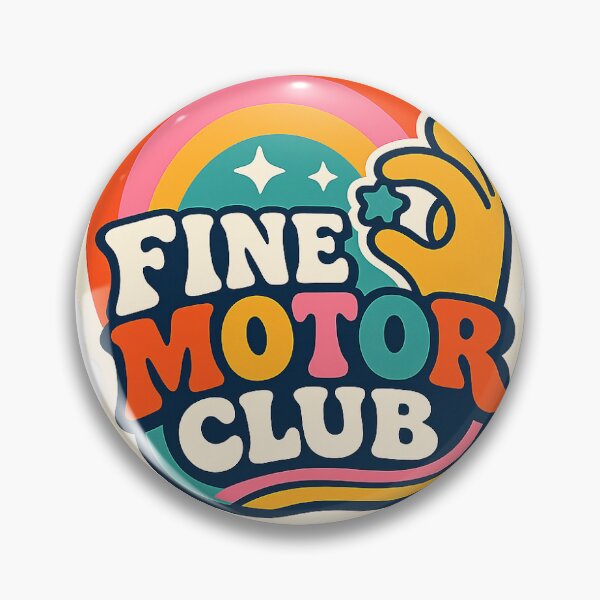 Item preview, Fine Motor Club - OT sticker designed and sold by livymorgan.