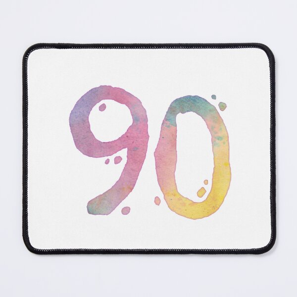 Item preview, 90th Birthday - Watercolor Number designed and sold by AquarellChill.