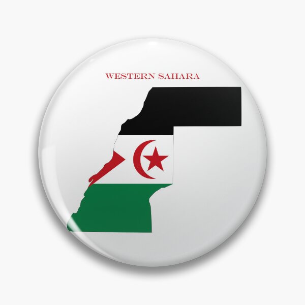 Item preview, Western Sahara Map Flag Silhouette Africa Travel Pride Gift designed and sold by NTGUILTY.