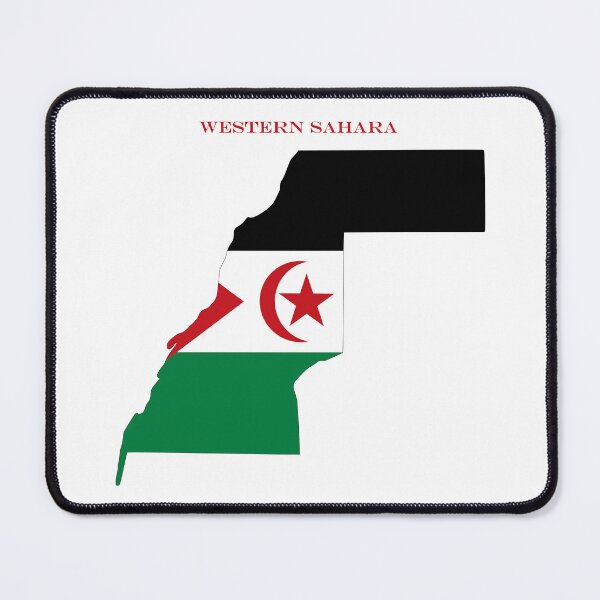 Item preview, Western Sahara Map Flag Silhouette Africa Travel Pride Gift designed and sold by NTGUILTY.
