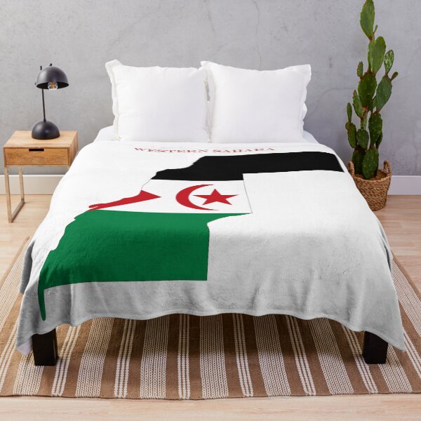 Item preview, Western Sahara Map Flag Silhouette Africa Travel Pride Gift designed and sold by NTGUILTY.
