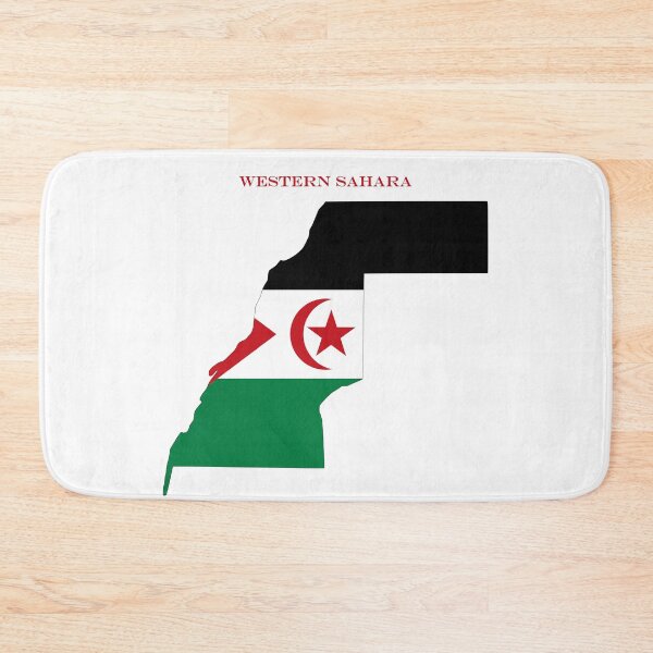 Item preview, Western Sahara Map Flag Silhouette Africa Travel Pride Gift designed and sold by NTGUILTY.