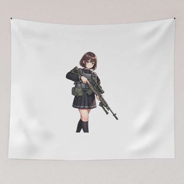 Item preview, Tactical School Girl - Anime Special Ops designed and sold by RAWLIFEGRAPHIC.