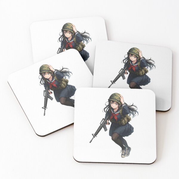 Item preview, Tactical School Girl - Anime Special Ops designed and sold by RAWLIFEGRAPHIC.