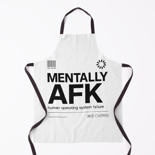 Item preview, Mentally AFK - Futuristic Streetwear Design - Human Operating System Failure - Minimalist Techwear Aesthetic designed and sold by HumanCreator.