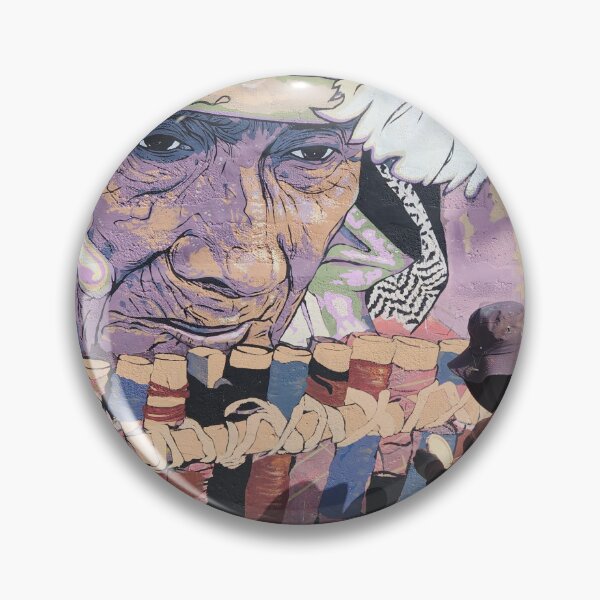 Item preview, Andean Elder Mural in Pastel Street Art designed and sold by Xavier's Place.