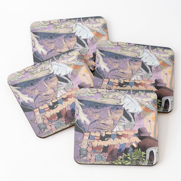 Item preview, Andean Elder Mural in Pastel Street Art designed and sold by Xavier's Place.