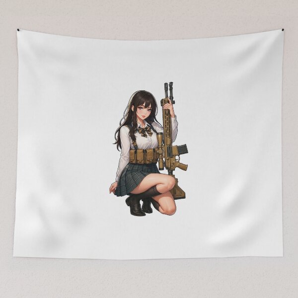 Item preview, Tactical School Girl - Anime Special Ops designed and sold by RAWLIFEGRAPHIC.