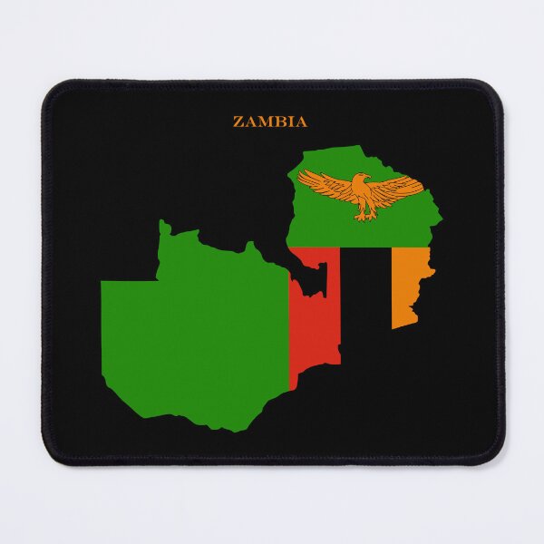 Item preview, Zambia Map Flag Silhouette Africa Travel Pride Gift designed and sold by NTGUILTY.