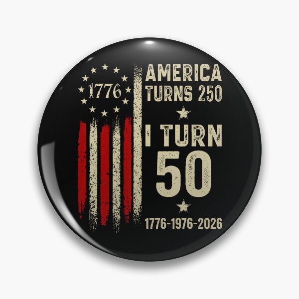Item preview, America Turns 250 I Turn 50 1976 50Th Birthday Funny Vintage designed and sold by Fereskabilon.