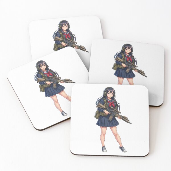 Item preview, Tactical School Girl - Anime Special Ops designed and sold by RAWLIFEGRAPHIC.